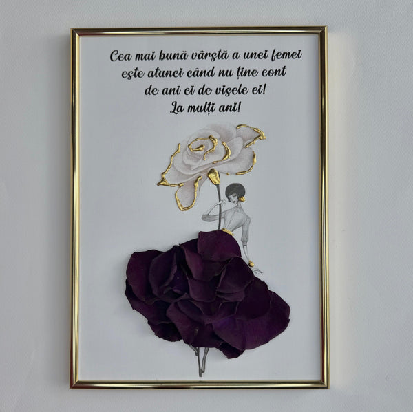 Tablou Birthday Girl - Purple Dress