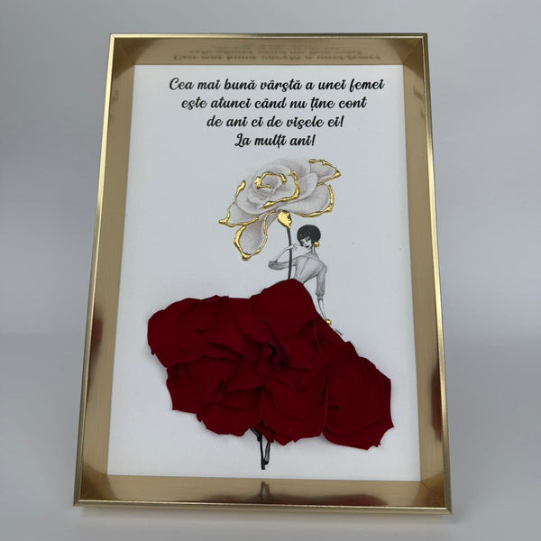 Tablou Birthday Girl - Red Dress